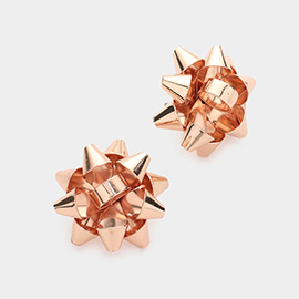 Christmas Gift Bow Stud Earrings