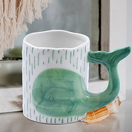 Whale Ceramic Mug Cup