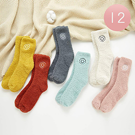 12Pairs - Smile Socks