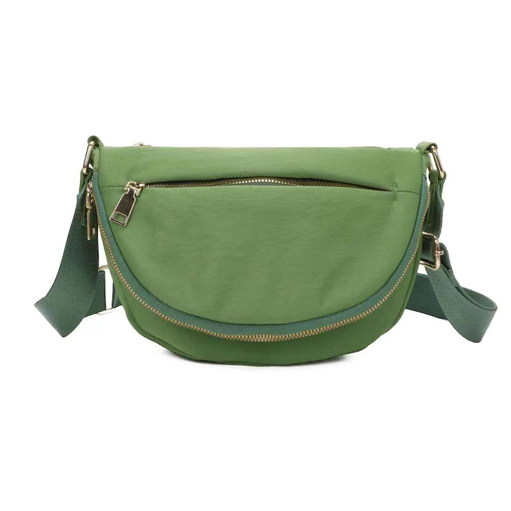 half-round-solid-nylon-crossbody-bag