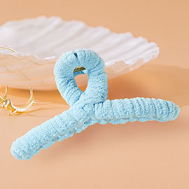 Wrapped Cord Hair Claw Clip