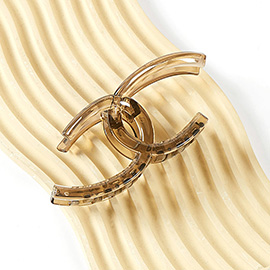 Lucite Link Hair Claw Clip