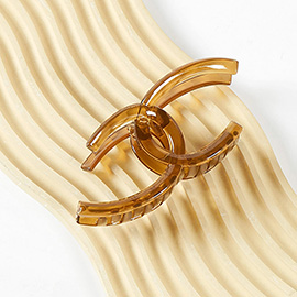 Lucite Link Hair Claw Clip