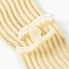 Lucite Link Hair Claw Clip