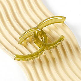 Lucite Link Hair Claw Clip