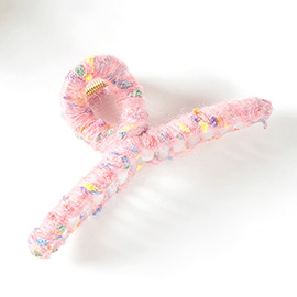 Wrapped Colorful Thread Hair Claw Clip