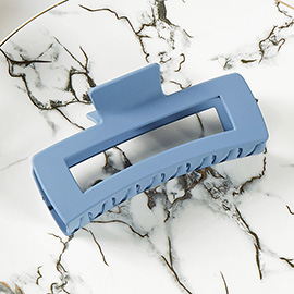 Solid Rectangle Hair Claw Clip