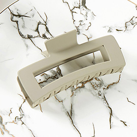 Solid Rectangle Hair Claw Clip