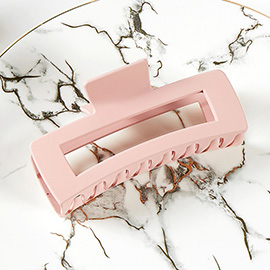 Solid Rectangle Hair Claw Clip