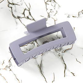 Solid Rectangle Hair Claw Clip