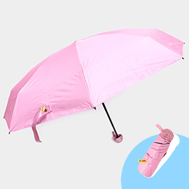 Bling Handle Pointed Foldable Umbrella