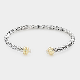 CZ Tip Cuff Bracelet