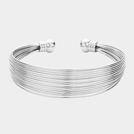 Multi Layered Metal Cuff Bracelet