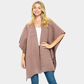 Bling Solid Ruana Poncho