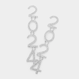2024 Message Link Dangle Earrings