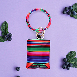 Serape Reusable Shopping Bag / Bracelet/ Keychain