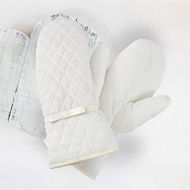 Quilted Puffer Padded Mitten Gloves