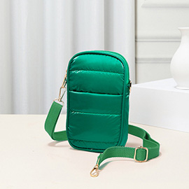 Puffer Rectangle Crossbody Bag
