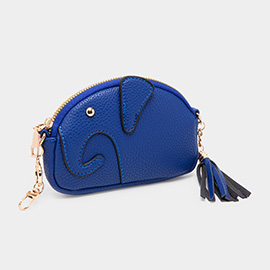 Elephant Tassel Keychain Mini Bag