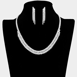 Rhinestone Pave Necklace