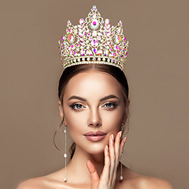 Multi Stone Cluster Princess Tiara