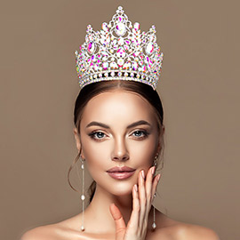 Multi Stone Cluster Princess Tiara