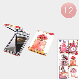 12PCS - Flower Butterfly Perfume Cosmetic Mirrors