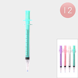 12PCS - Syringe Ball Pens