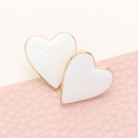 Heart Stud Earrings