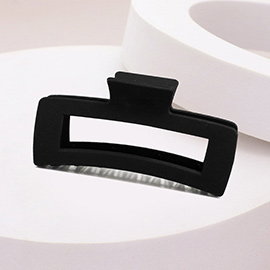 Solid Open Rectangle Hair Claw Clip