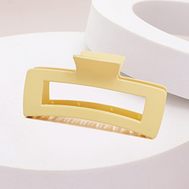 Solid Open Rectangle Hair Claw Clip