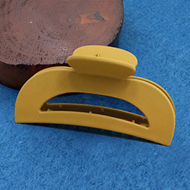 Solid Open Hair Claw Clip