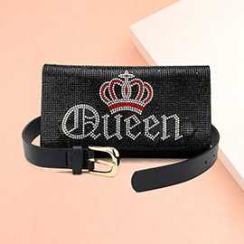 Bling Queen Message Crown Sling Bag / Fanny Pack / Belt Bag
