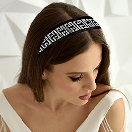 Patterned Bling Stretch Headband