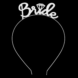 Diamond Pointed Bride Message Headband