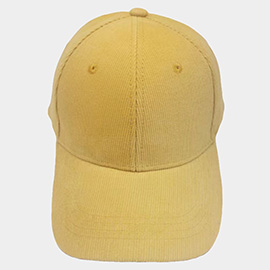 Solid Corduroy Baseball Cap