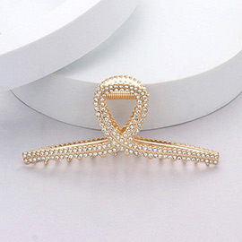 Rhinestone Embellished Hair Claw Clip