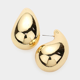 Metal Teardrop Earrings