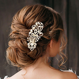Bubble Stone Embellished Hair Comb