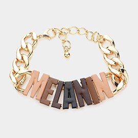 Melanin Message Link Bracelet