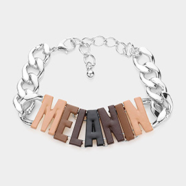 Melanin Message Link Bracelet