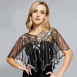 Sequin Embellished Shawl