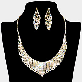 Rhinestone Collar Necklace