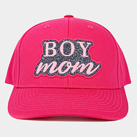 Boy Mom Message Baseball Cap