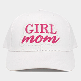Girl Mom Message Baseball Cap