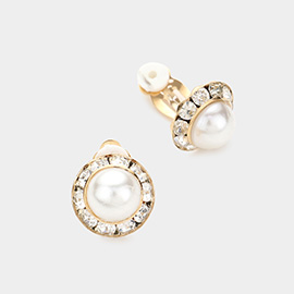 Pearl Clip On Earrings