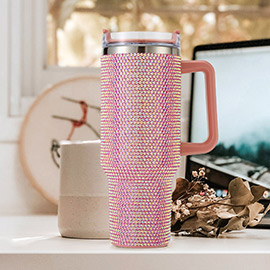 Bling Studded 40oz Stainless Steel Tumbler