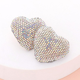 Bling Heart Earrings