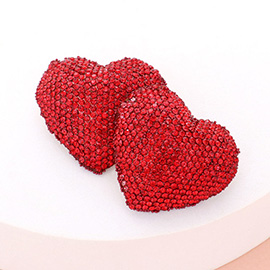 Bling Heart Earrings