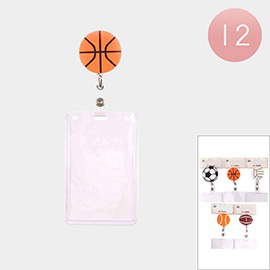 12PCS - Sport Ball Pointed ID Holders
